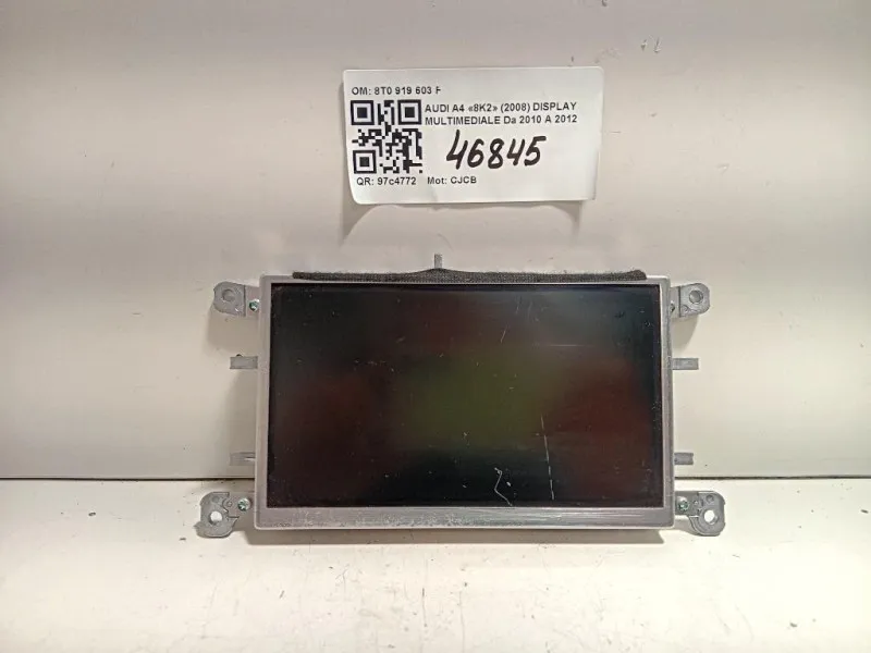 Display Multimediale 8T0 919 603 F Audi A4 8K2 2008