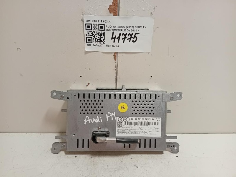 Display Multimediale 8T0 919 603 A Audi A4 8K2 2012