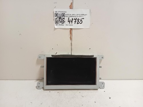 Display Multimediale 8T0 919 604 Audi A4 8K2 2012