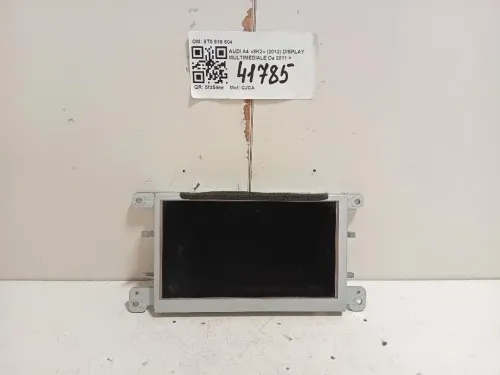 Display Multimediale 8T0 919 604 Audi A4 8K2 2012