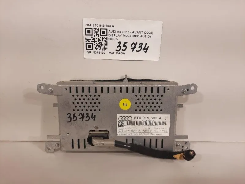 Display Multimediale 8T0 919 603 A Audi A4 8K5 Avant 2008