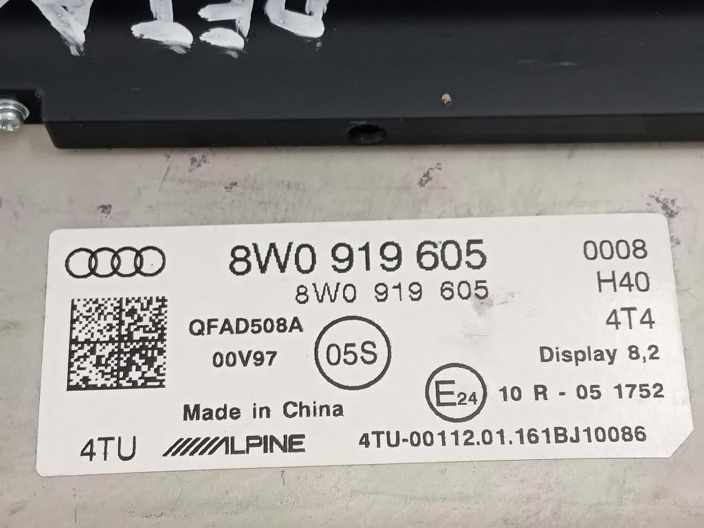 Display Multimediale 8W0 919 605 Audi A4 8W5 Avant 2015