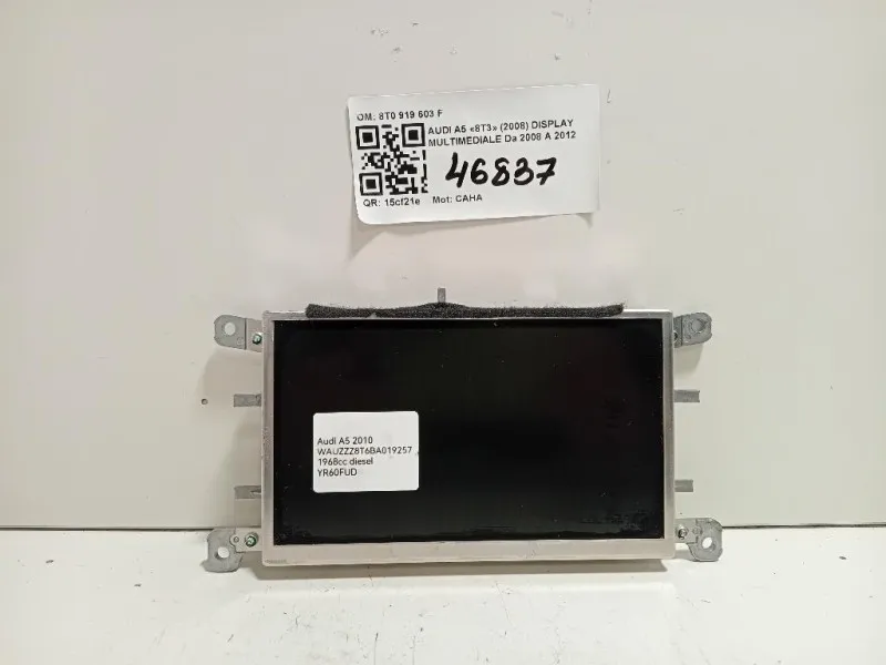 Display Multimediale 8T0 919 603 F Audi A5 8T3 2008