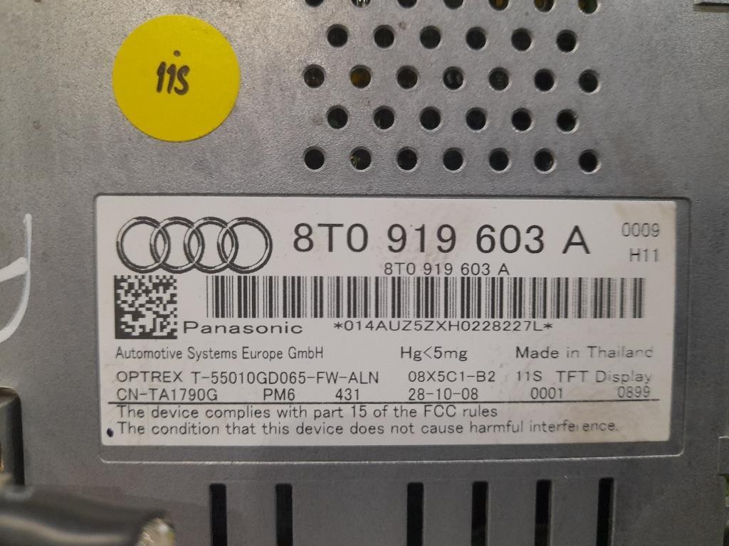 Display Multimediale 8T0919603A Audi A5 8T3 2008