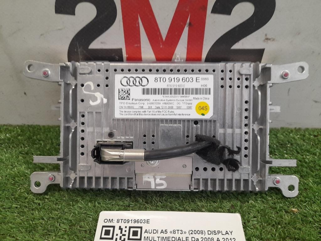 Display Multimediale 8T0919603E Audi A5 8T3 2008