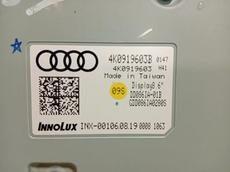 Display Multimediale 4K0 919 603 B DISPLAY SCHERMO ORIGINALE Audi A6 4GD Avant 2016