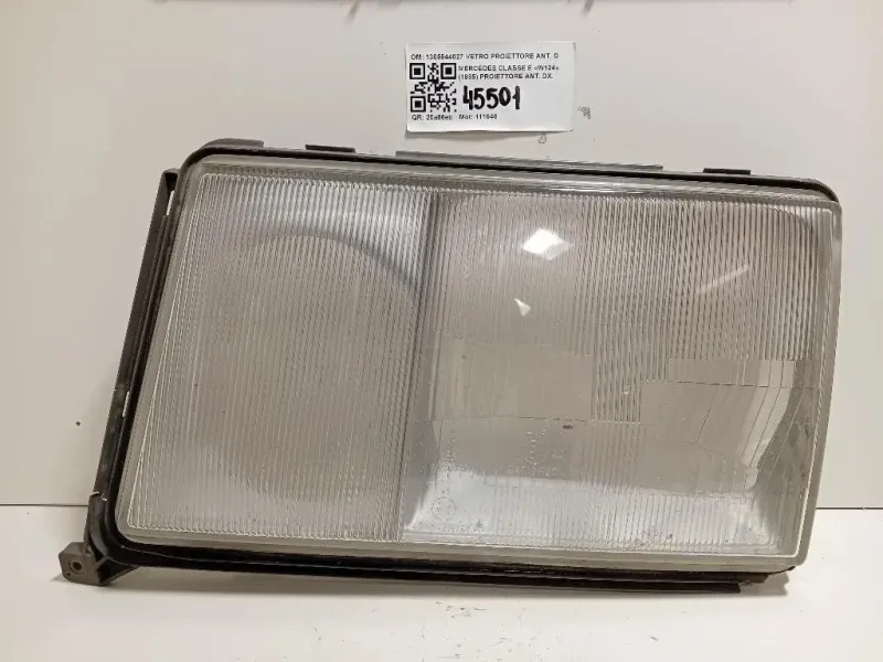 Proiettore ANT DX 1305544027 VETRO PROIETTORE ANT DX Mercedes Classe E W124 1985