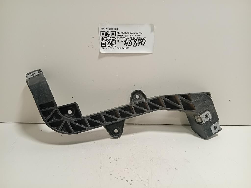 Staffa Sostegno Paraurti ANT SX A1666263631 Mercedes Classe ML W166 2012