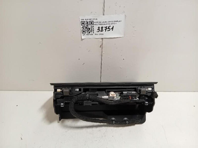 Display Multimediale 8U0 857 273 B Audi Q3 8UB 2012