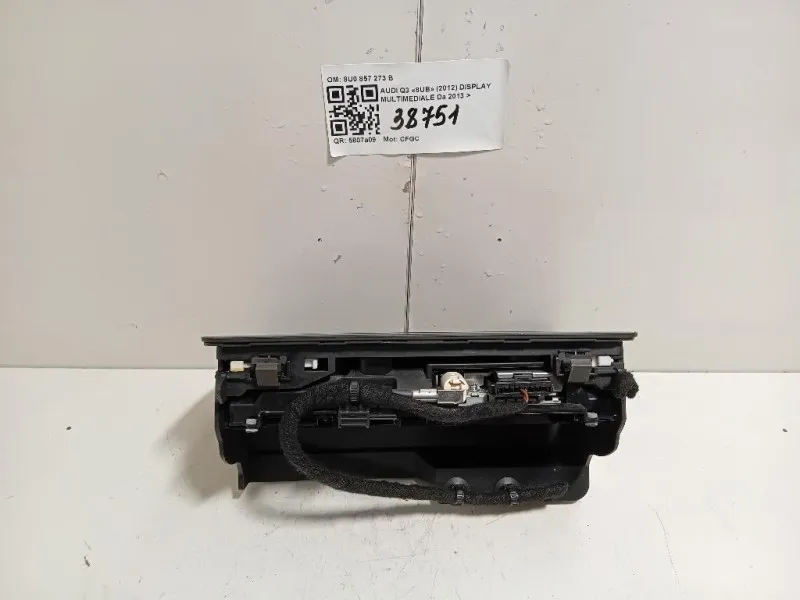 Display Multimediale 8U0 857 273 B Audi Q3 8UB 2012
