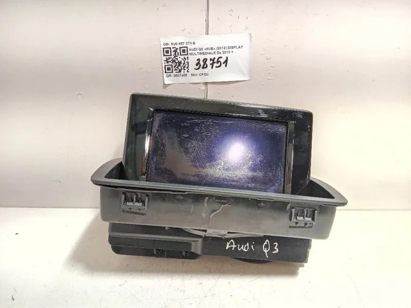 Display Multimediale 8U0 857 273 B Audi Q3 8UB 2012