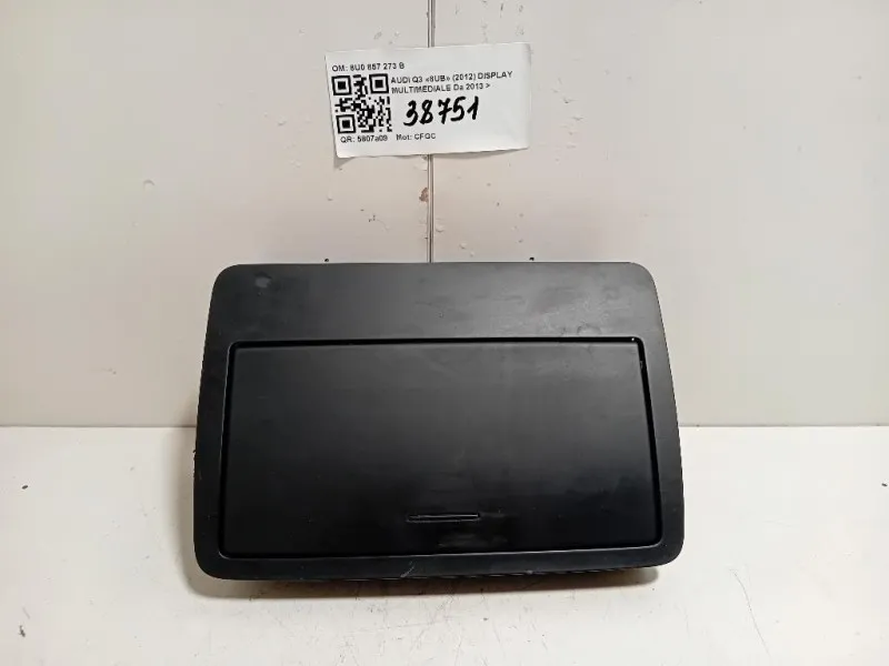 Display Multimediale 8U0 857 273 B Audi Q3 8UB 2012