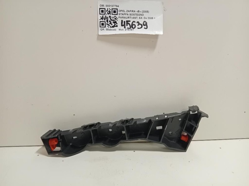 Staffa Sostegno Paraurti ANT SX 000137794 Opel Zafira B 2005