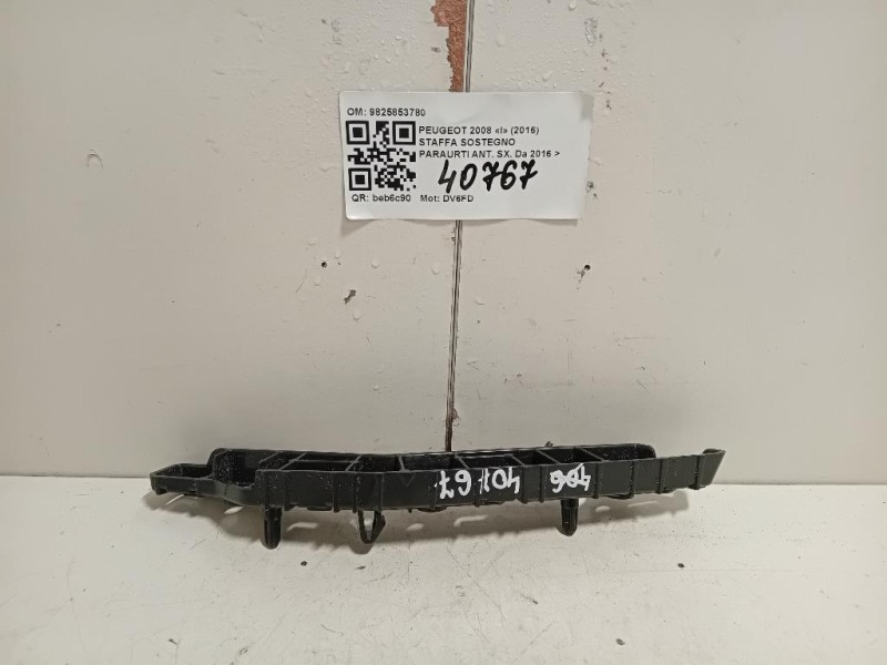 Staffa Sostegno Paraurti ANT SX 9825853780 Peugeot 2008 I 2016