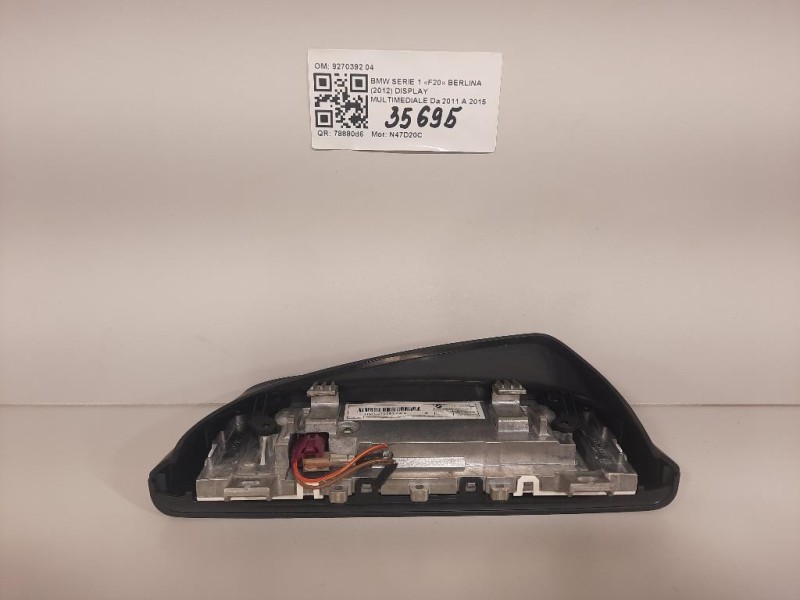 Display Multimediale 9270392 04 Bmw Serie 1 F20 Berlina 2012