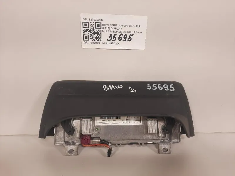 Display Multimediale 9270392 04 Bmw Serie 1 F20 Berlina 2012