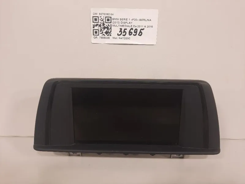 Display Multimediale 9270392 04 Bmw Serie 1 F20 Berlina 2012
