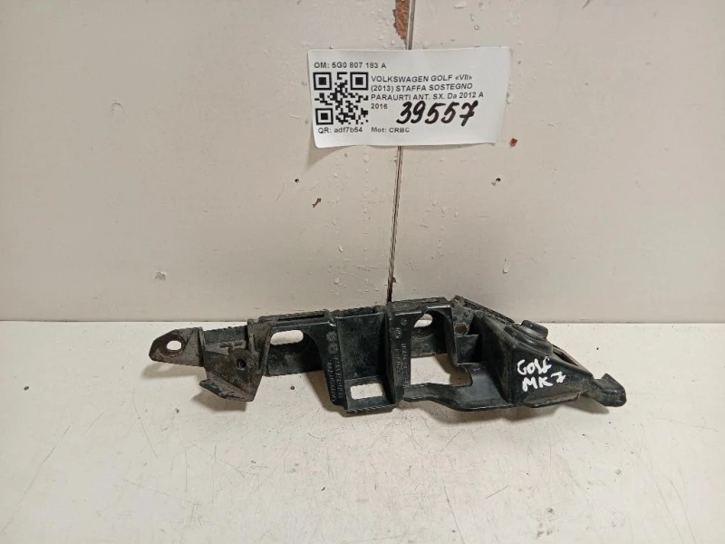 Staffa Sostegno Paraurti ANT SX 5G0 807 183 A Volkswagen GOLF VII 2013