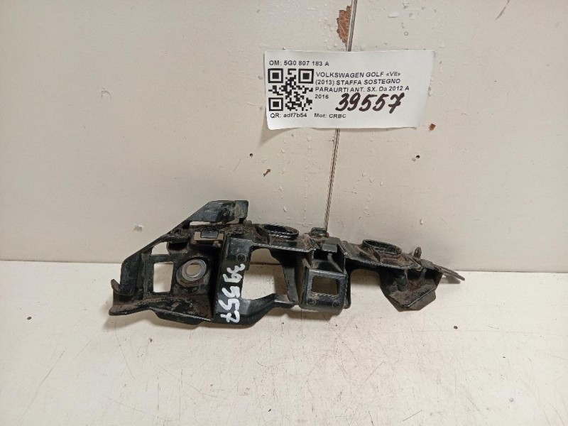 Staffa Sostegno Paraurti ANT SX 5G0 807 183 A Volkswagen GOLF VII 2013