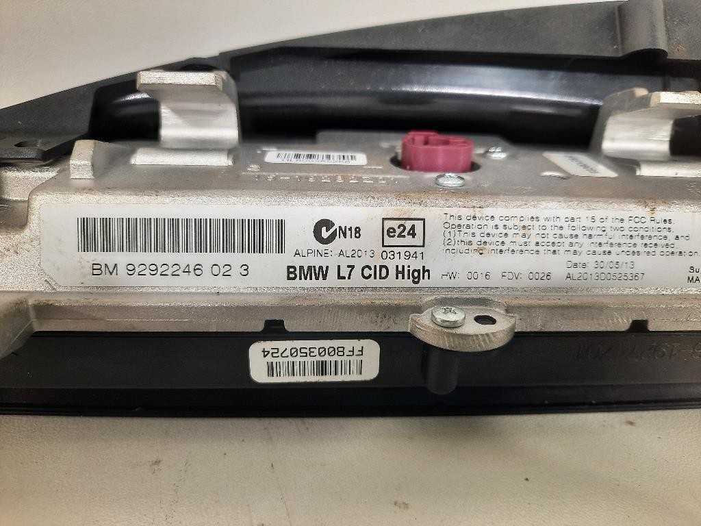 Display Multimediale F20 F21 F22 Bmw Serie 1 F20 Berlina 2012