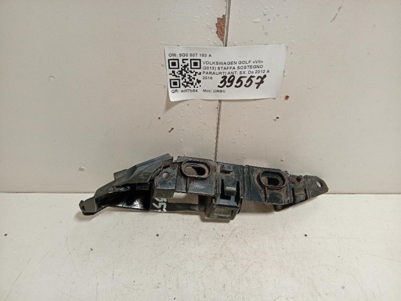 Staffa Sostegno Paraurti ANT SX 5G0 807 183 A Volkswagen GOLF VII 2013