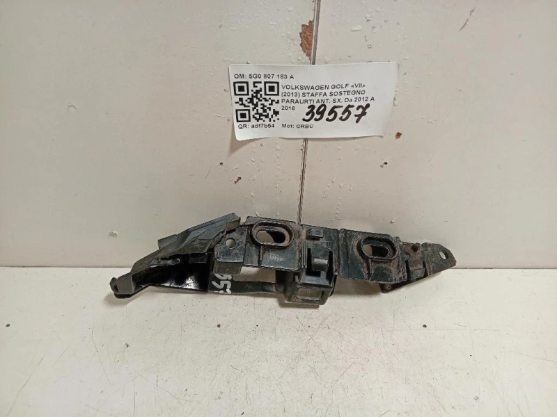 Staffa Sostegno Paraurti ANT SX 5G0 807 183 A Volkswagen GOLF VII 2013
