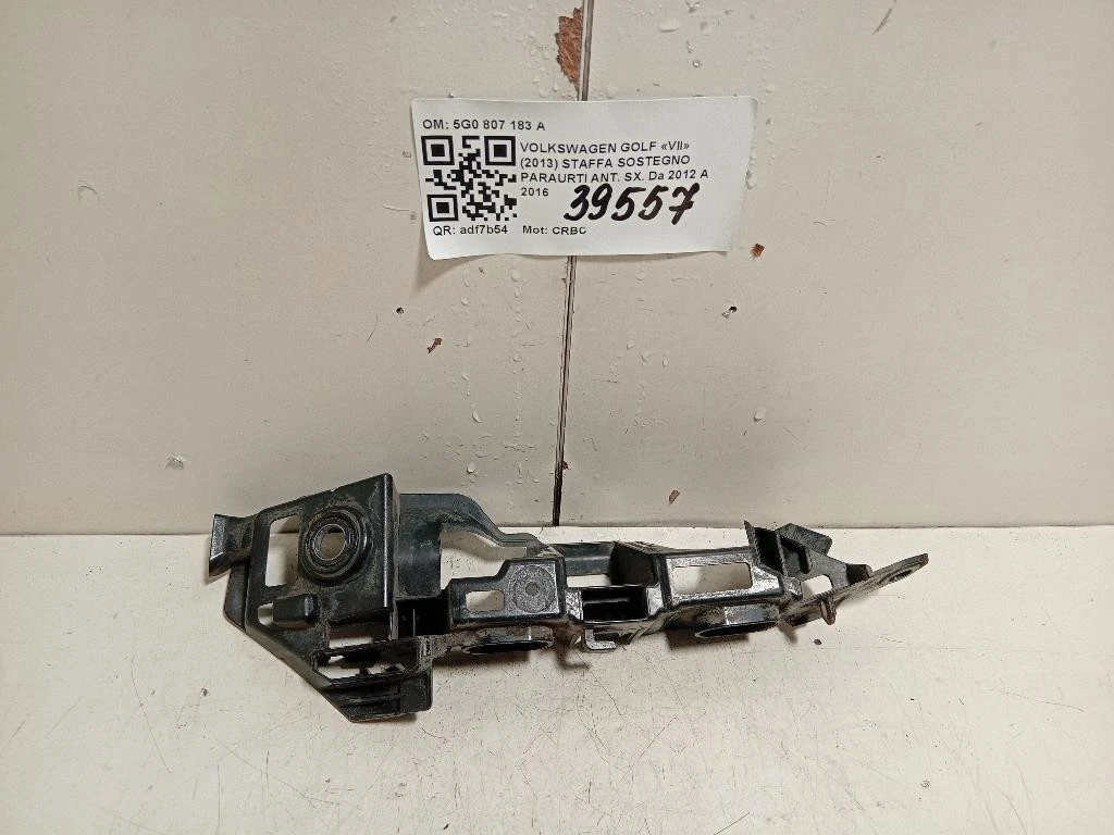Staffa Sostegno Paraurti ANT SX 5G0 807 183 A Volkswagen GOLF VII 2013