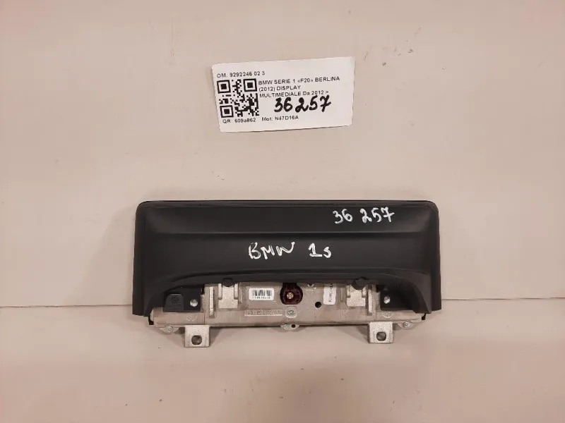 Display Multimediale F20 F21 F22 Bmw Serie 1 F20 Berlina 2012