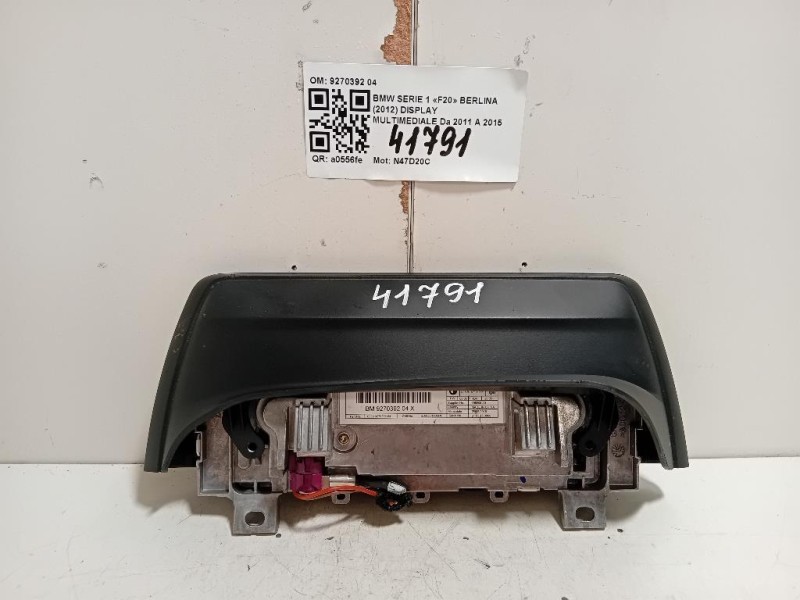 Display Multimediale 9270392 04 Bmw Serie 1 F20 Berlina 2012
