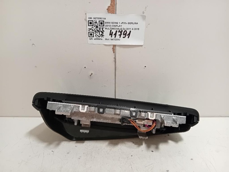 Display Multimediale 9270392 04 Bmw Serie 1 F20 Berlina 2012