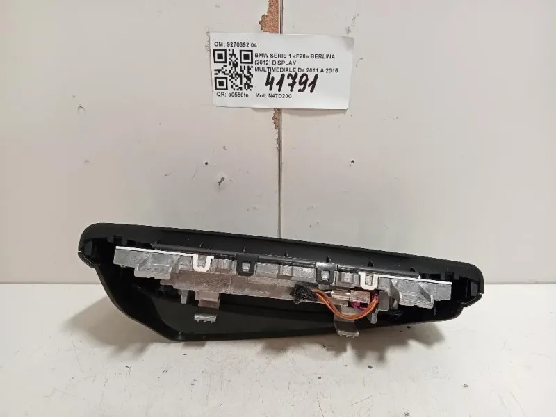Display Multimediale 9270392 04 Bmw Serie 1 F20 Berlina 2012