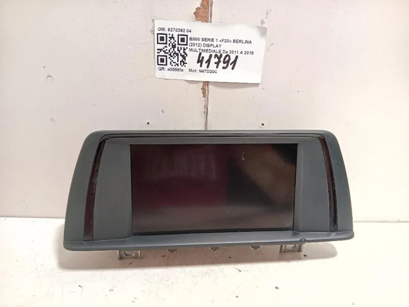 Display Multimediale 9270392 04 Bmw Serie 1 F20 Berlina 2012