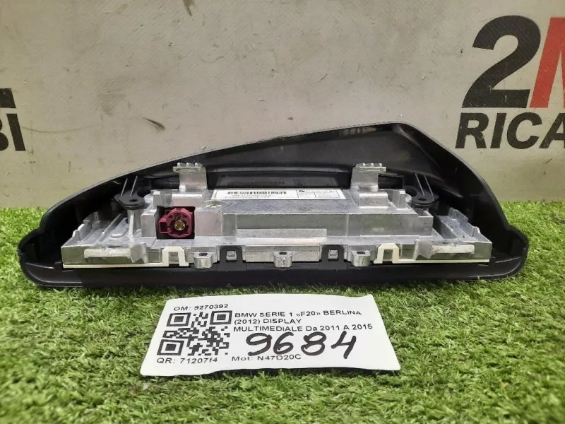 Display Multimediale 9270392 Bmw Serie 1 F20 Berlina 2012