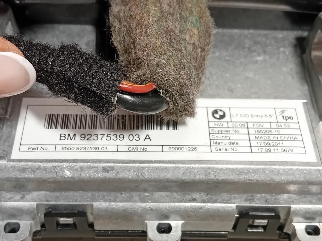 Display Multimediale 923753903 Bmw Serie 1 F20 Berlina 2012