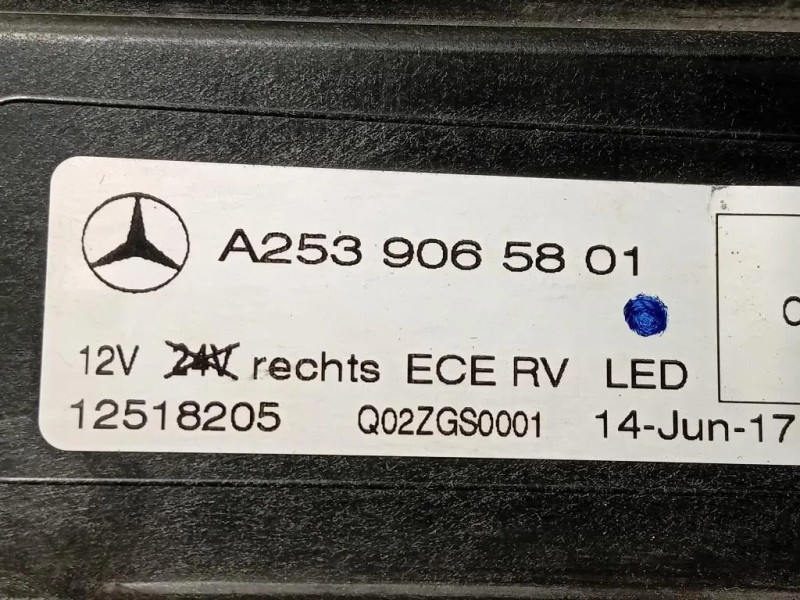 Proiettore ANT DX A2539065801 Mercedes Classe GLC X253 2016