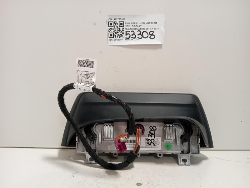 Display Multimediale 923753903 Bmw Serie 1 F20 Berlina 2012