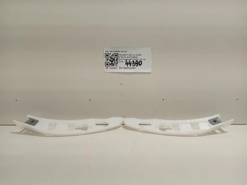 Staffa Sostegno Supparaurti POST DX 1607255680 SX+DX Peugeot 208 II 2019