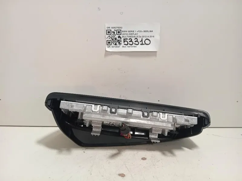 Display Multimediale 926275202 Bmw Serie 1 F20 Berlina 2012