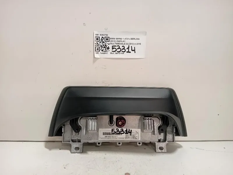 Display Multimediale 9262752 Bmw Serie 1 F20 Berlina 2012