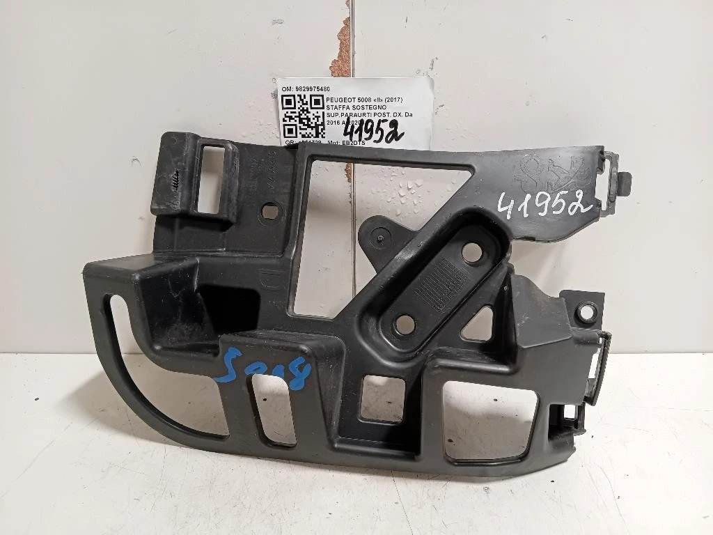 Staffa Sostegno Supparaurti POST DX 9829975480 Peugeot 5008 II 2017