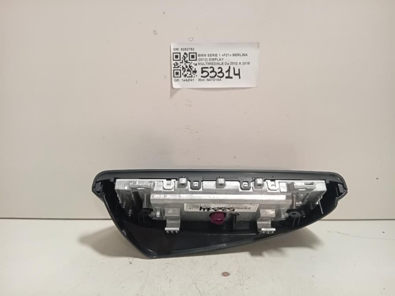 Display Multimediale 9262752 Bmw Serie 1 F20 Berlina 2012