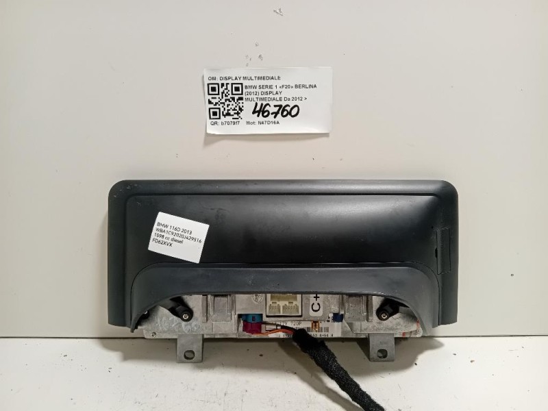 Display Multimediale DISPLAY MULTIMEDIALE Bmw Serie 1 F20 Berlina 2012