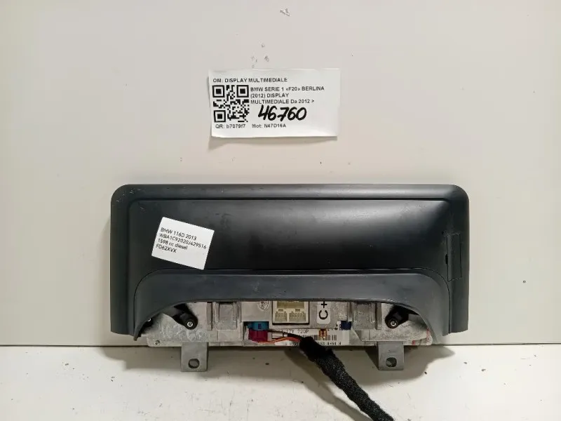 Display Multimediale DISPLAY MULTIMEDIALE Bmw Serie 1 F20 Berlina 2012