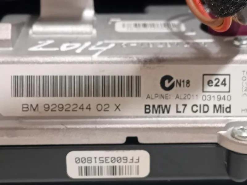 Display Multimediale 929224402 Bmw Serie 1 F20 Berlina 2012