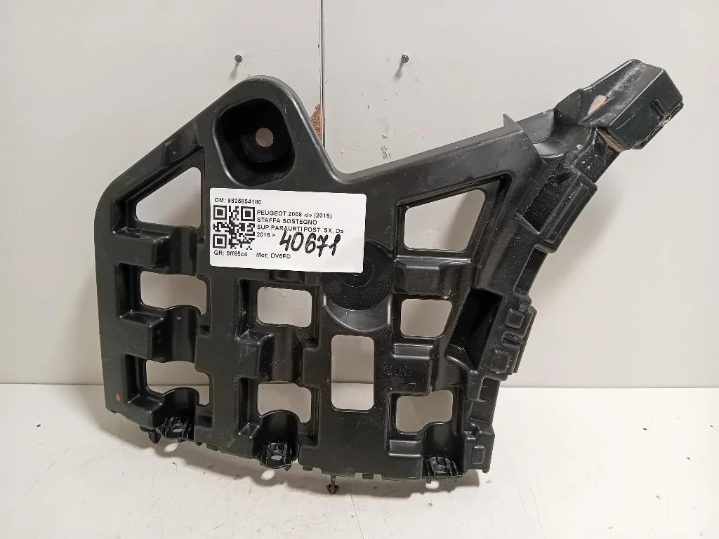 Staffa Sostegno Supparaurti POST SX 9825854180 Peugeot 2008 I 2016