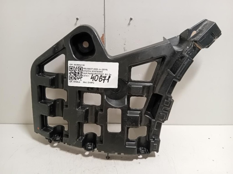 Staffa Sostegno Supparaurti POST SX 9825854180 Peugeot 2008 I 2016