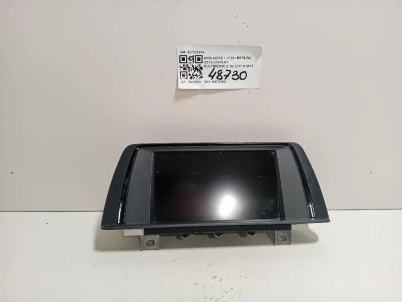 Display Multimediale 927039204 Bmw Serie 1 F20 Berlina 2012