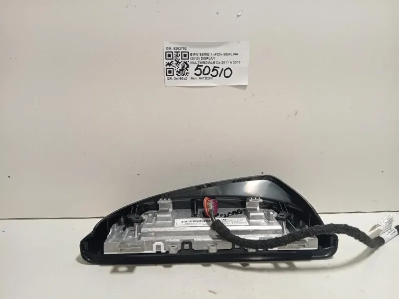 Display Multimediale 9262752 Bmw Serie 1 F20 Berlina 2012