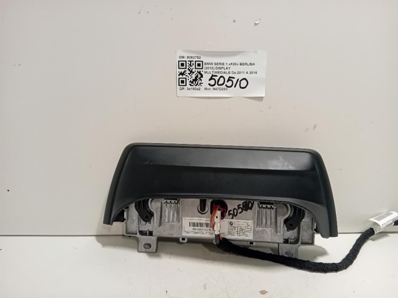 Display Multimediale 9262752 Bmw Serie 1 F20 Berlina 2012