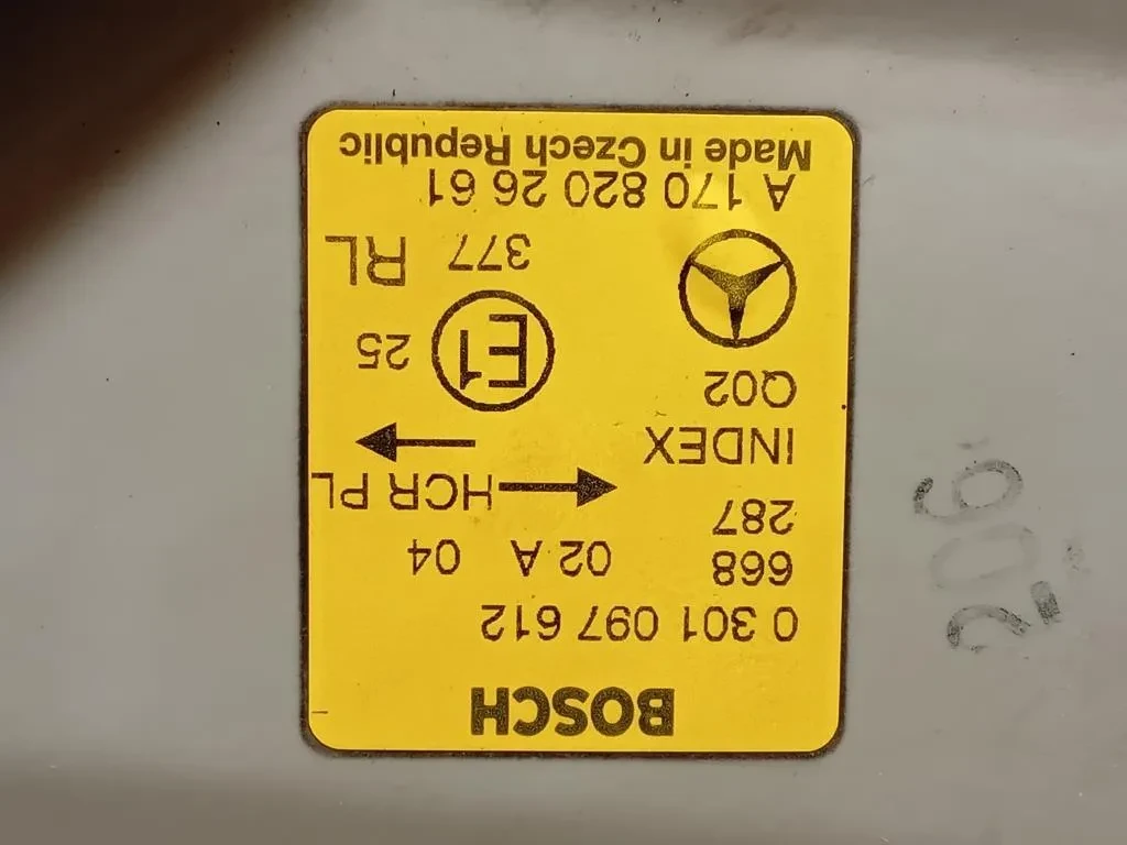 Proiettore ANT DX A170 820 26 61 Mercedes Classe SLK R170 1997